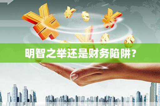 枋寮明智之举还是财务陷阱？