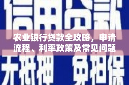 枋寮农业银行贷款全攻略，申请流程、利率政策及常见问题解析