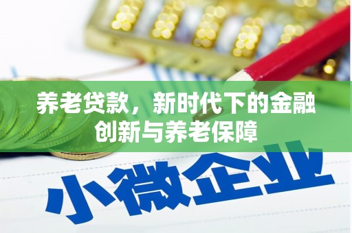 枋寮养老贷款，新时代下的金融创新与养老保障