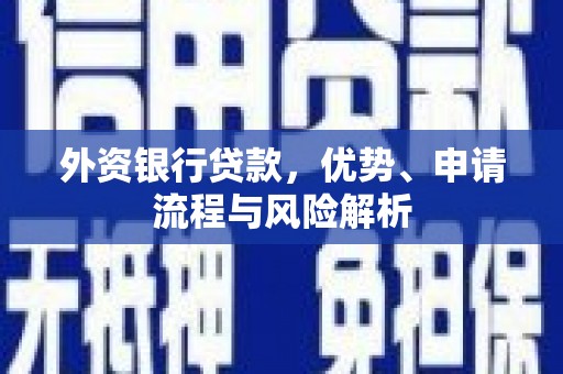 枋寮外资银行贷款，优势、申请流程与风险解析