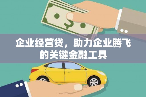 枋寮企业经营贷，助力企业腾飞的关键金融工具
