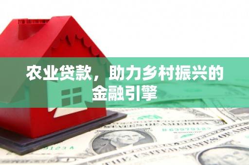 枋寮农业贷款，助力乡村振兴的金融引擎