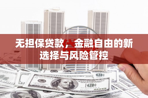 枋寮无担保贷款，金融自由的新选择与风险管控