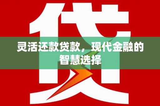 枋寮灵活还款贷款，现代金融的智慧选择