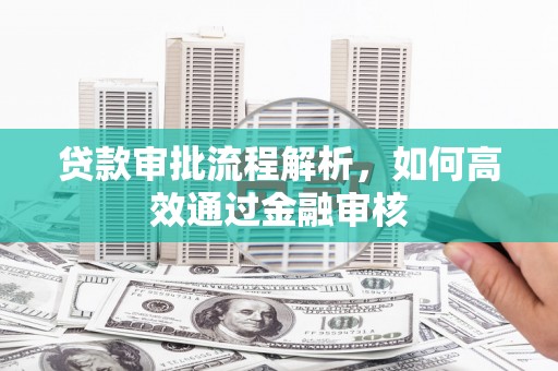 枋寮贷款审批流程解析，如何高效通过金融审核