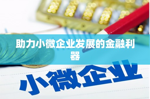 枋寮助力小微企业发展的金融利器