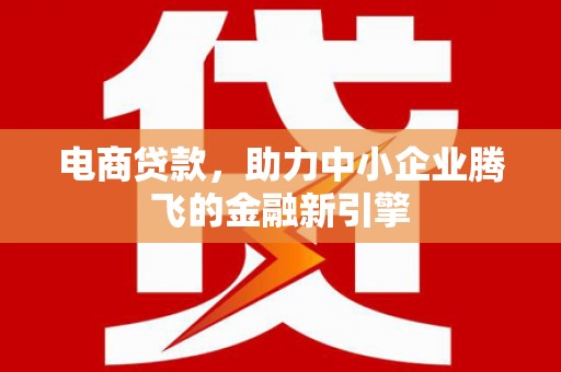 枋寮电商贷款，助力中小企业腾飞的金融新引擎