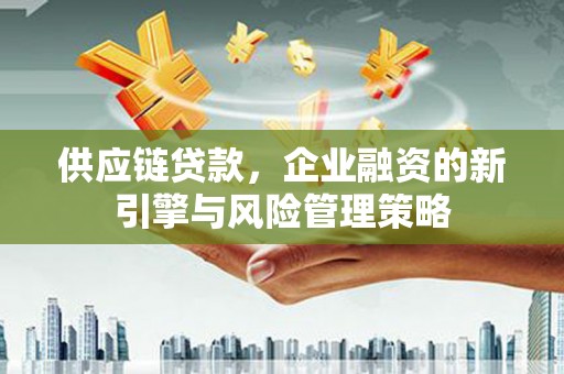 枋寮供应链贷款，企业融资的新引擎与风险管理策略