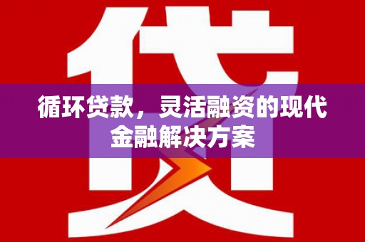 枋寮循环贷款，灵活融资的现代金融解决方案