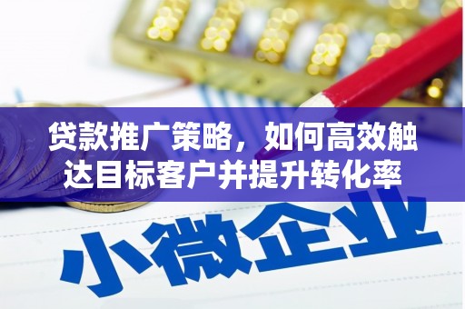 枋寮贷款推广策略，如何高效触达目标客户并提升转化率