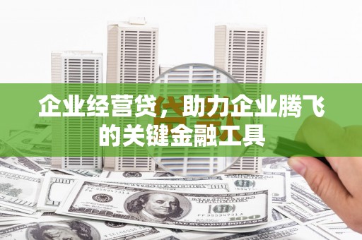 枋寮企业经营贷，助力企业腾飞的关键金融工具