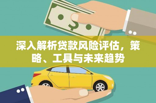 枋寮深入解析贷款风险评估，策略、工具与未来趋势
