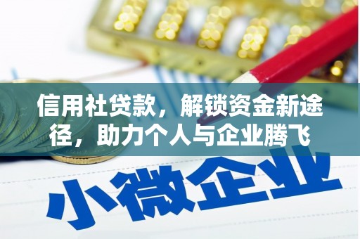 枋寮信用社贷款，解锁资金新途径，助力个人与企业腾飞