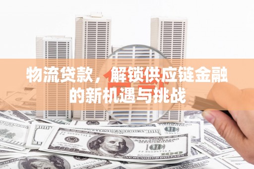 枋寮物流贷款，解锁供应链金融的新机遇与挑战