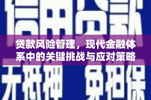 枋寮贷款风险管理，现代金融体系中的关键挑战与应对策略