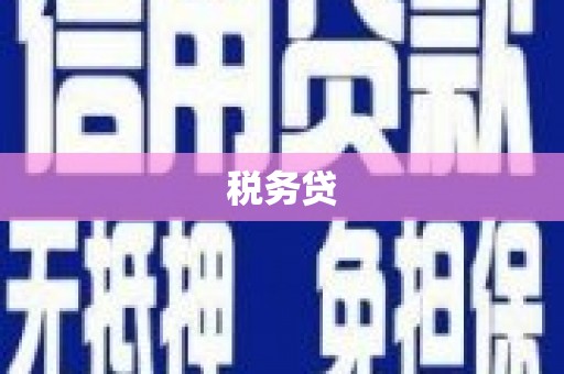 枋寮税务贷