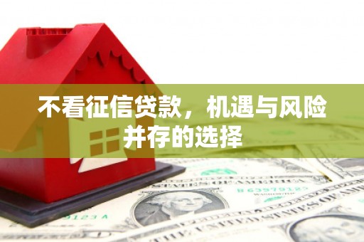 枋寮不看征信贷款，机遇与风险并存的选择